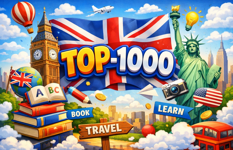  Мій новий інтерактивний тренажер "Топ-1000 англійських слів"